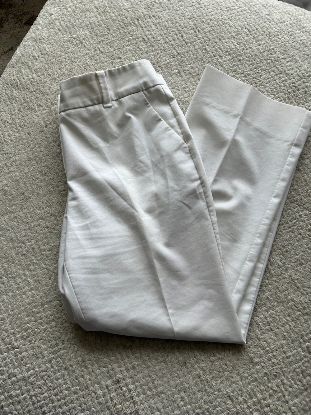 Talbots White Dress Pants - Straight Leg